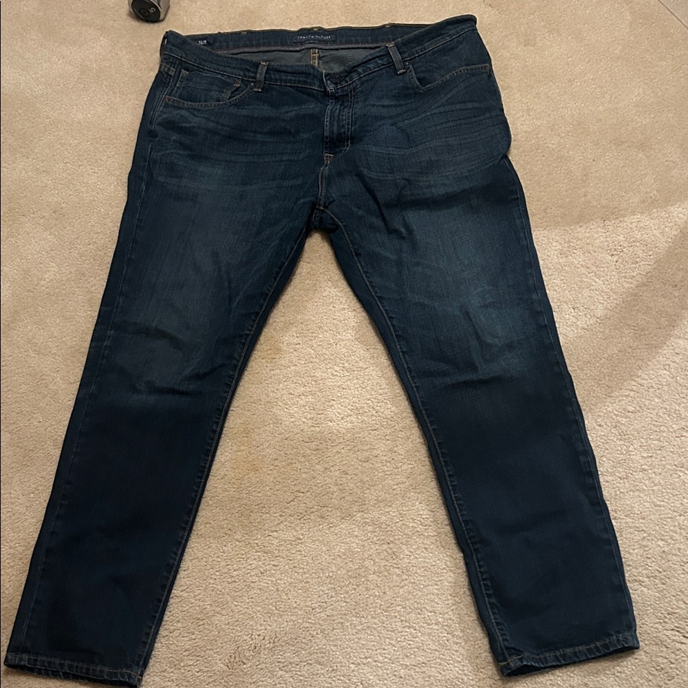 Tommy Hilfiger Men's Deep Blue Slim Jeans